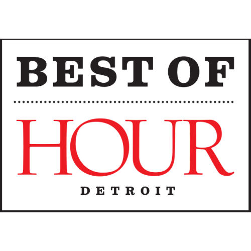 best of hour detroit black and red letters