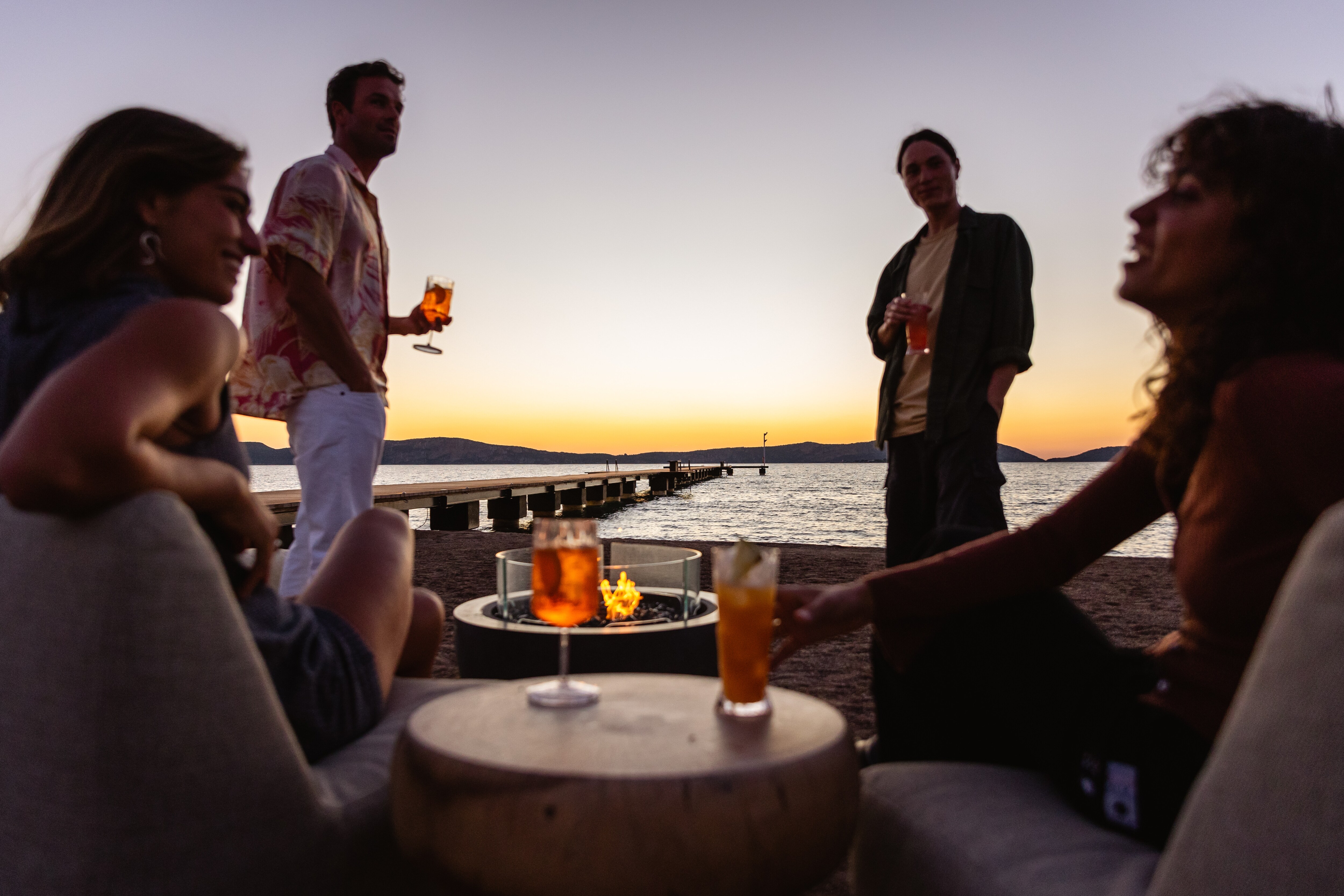 Sunset drinks